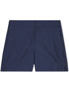 Frescobol Carioca - Copacabana Slim-Fit Short-Length Jacquard Swim Shorts - Blue