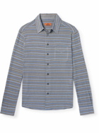 Missoni - Striped Crochet-Knit Shirt - Blue