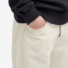 Róhe Men's Straight Leg Denim Jeans in Natural White