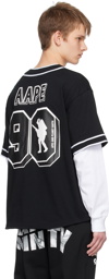 AAPE by A Bathing Ape Black Printed Shirt