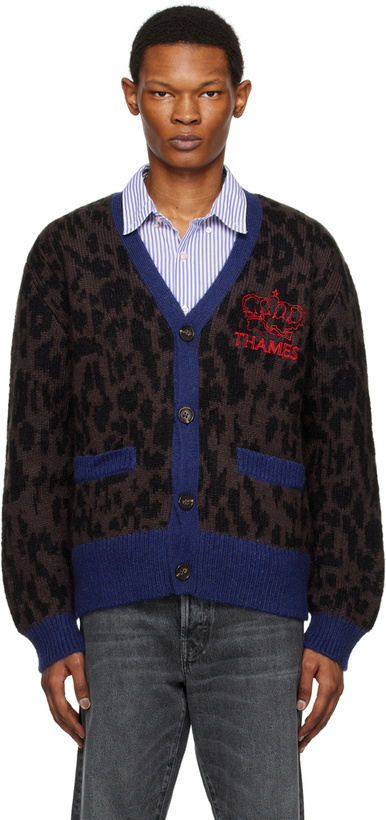 Photo: Thames MMXX. Brown & Blue Carnivore II Cardigan