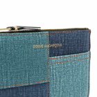 Comme des Garçons Wallet SA8100DP Denim Pocket Wallet in Blue Denim 