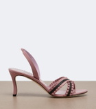 Manolo Blahnik Volusan leather slingback sandals