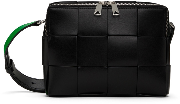 Photo: Bottega Veneta Black Cassette Bag