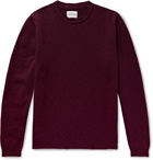 Norse Projects - Sigfred Brushed-Wool Sweater - Burgundy