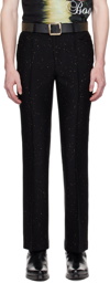 Ernest W. Baker Black Sequin Trousers