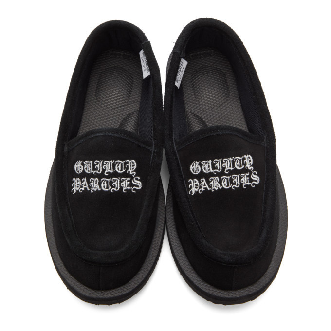 WACKO MARIA Black Suicoke Edition Deebo Guilty Parties Loafers