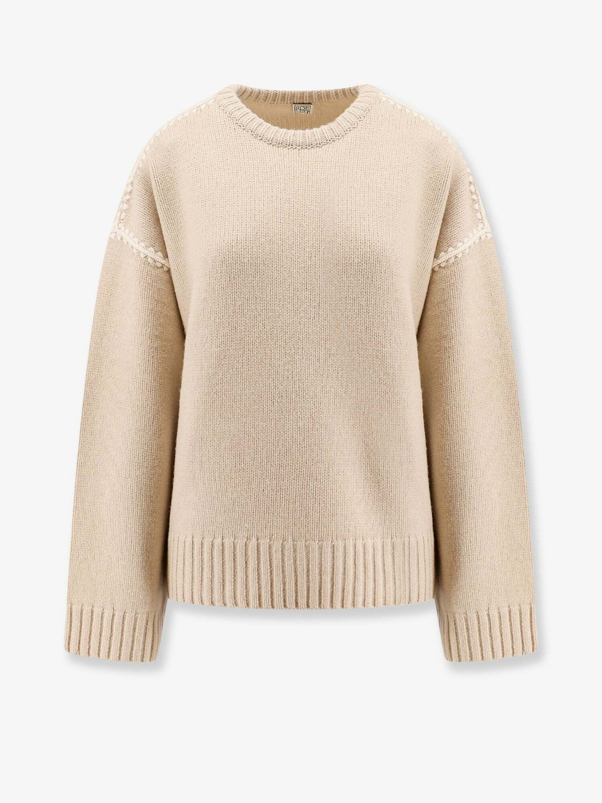 Toteme Beige Sweater Womens Knitwear