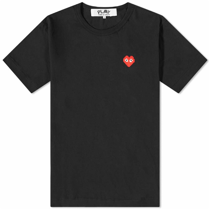 Photo: Comme des Garçons Play Men's Invader Heart T-Shirt in Black
