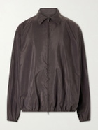 ssstein - Silk-Blend Satin Bomber Jacket - Brown