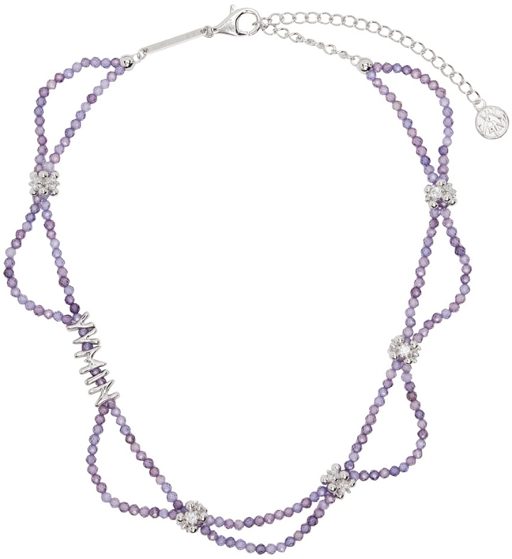 Photo: YVMIN Purple Double Beaded Necklace