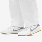 Nike Men's Dunk Low Sneakers in White/Midnight Navy