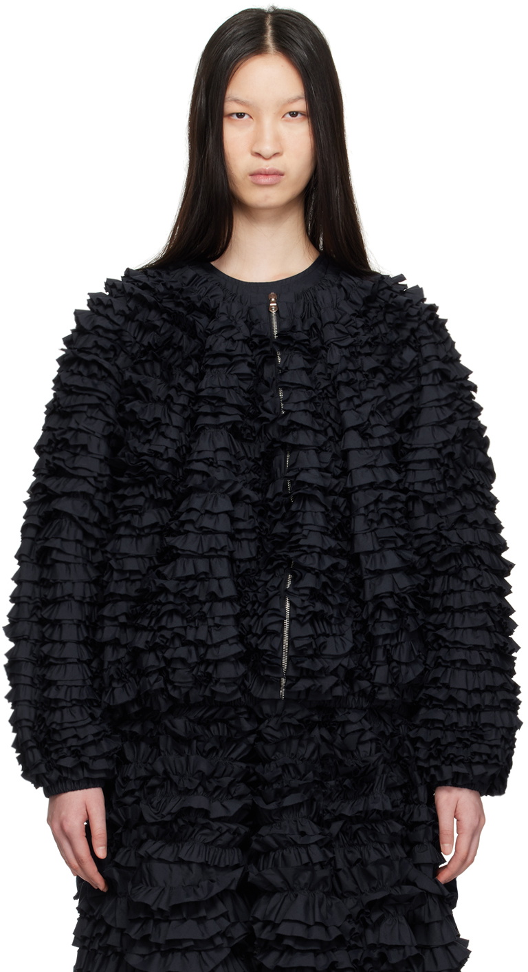 Molly Goddard Navy Finn Jacket
