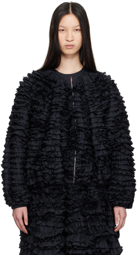 Photo: Molly Goddard Navy Finn Jacket