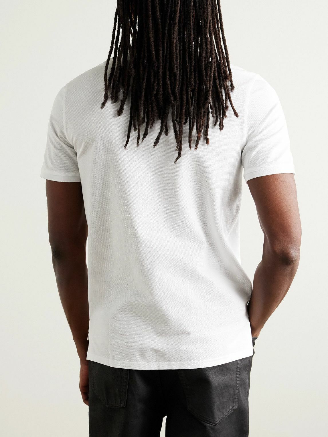 Givenchy - Cotton-Piqué Polo Shirt - White