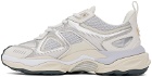 Axel Arigato Silver & Off-White Satellite Sneakers