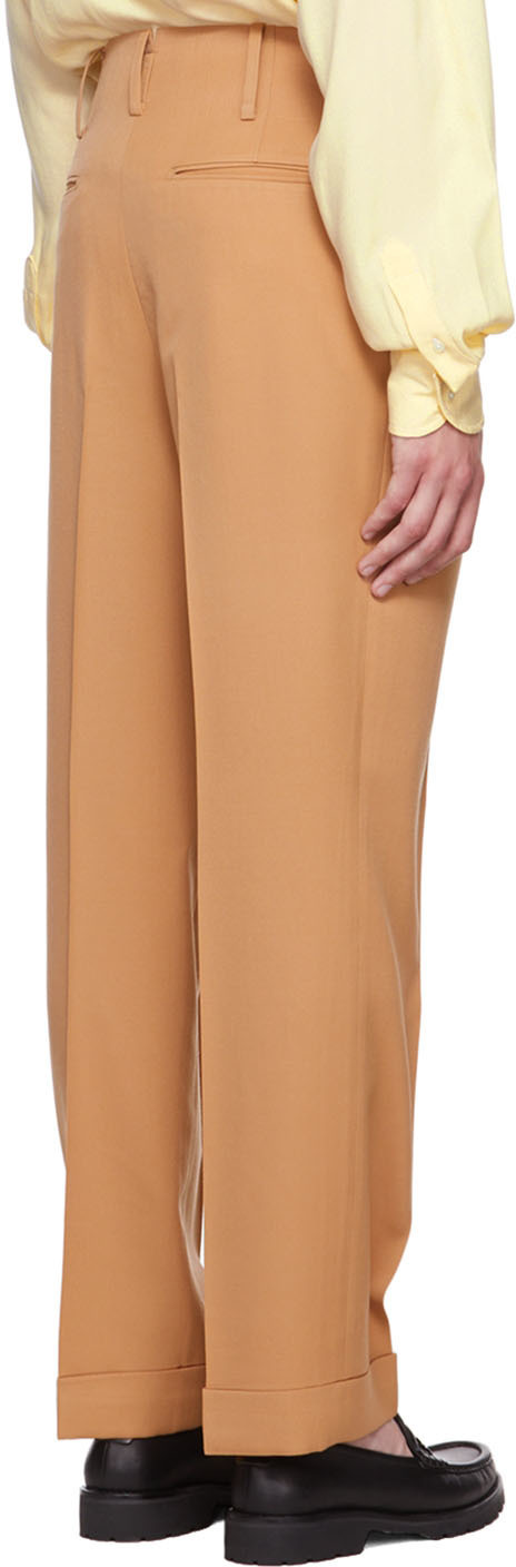 Factor's Tan Tailored Trousers