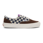 Vans Brown and Green OG Era LX Sneakers