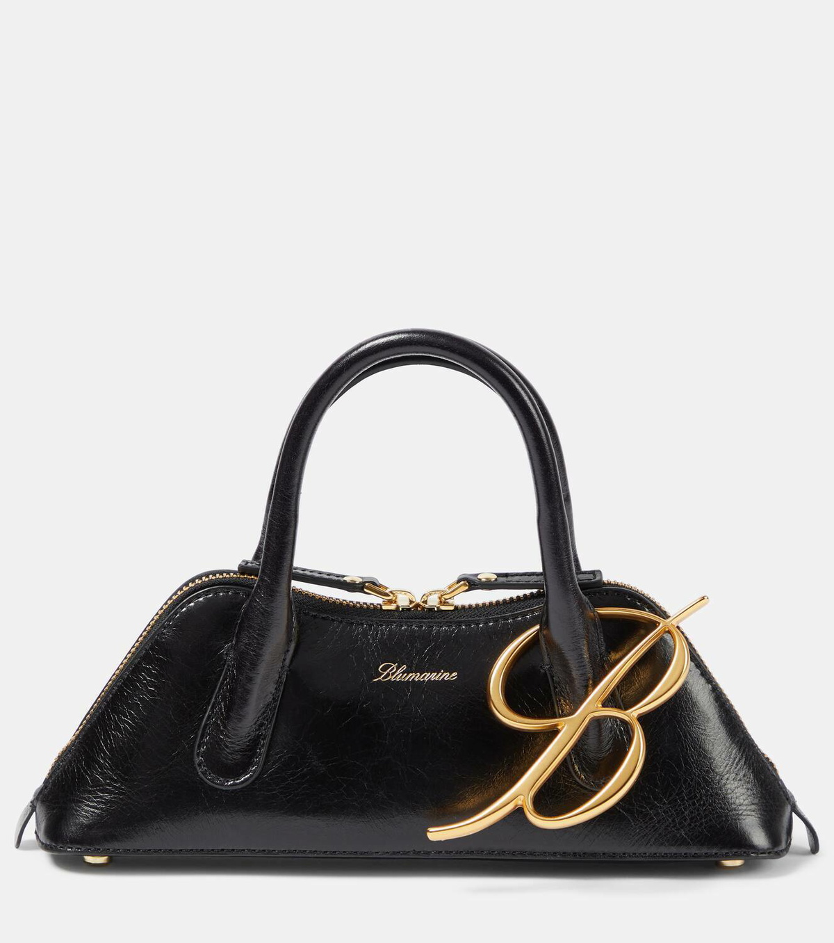 Blumarine Kiss Me Mini leather shoulder bag