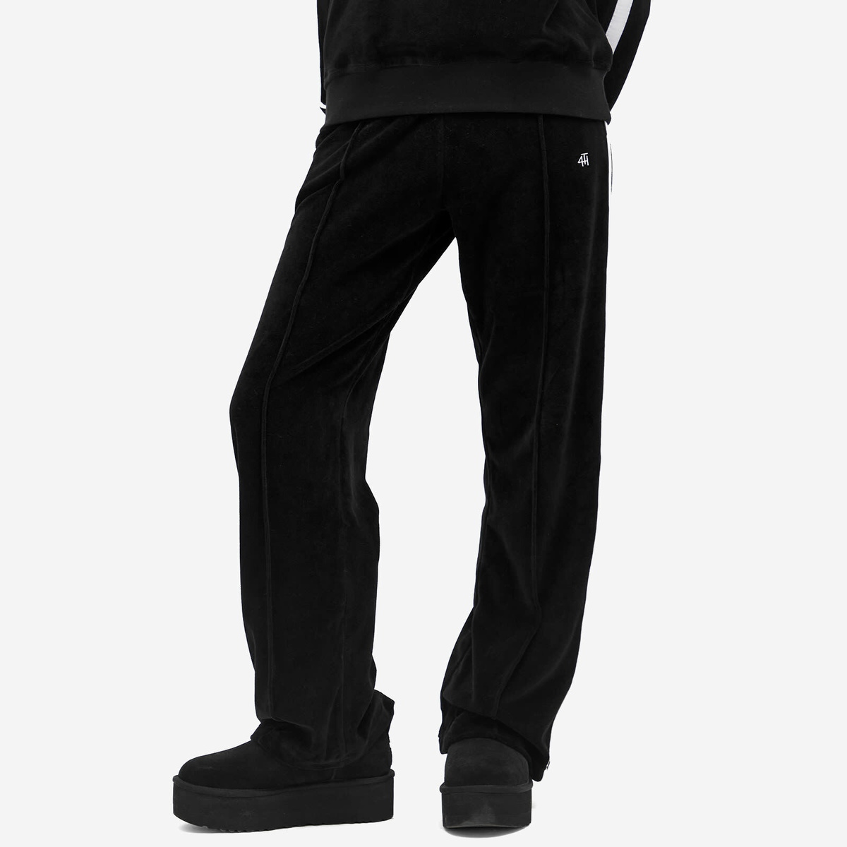 4th & Reckless Women's Cadie Velour Sweatpants in Black