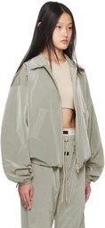 Fear of God ESSENTIALS Gray Shell Bomber Jacket