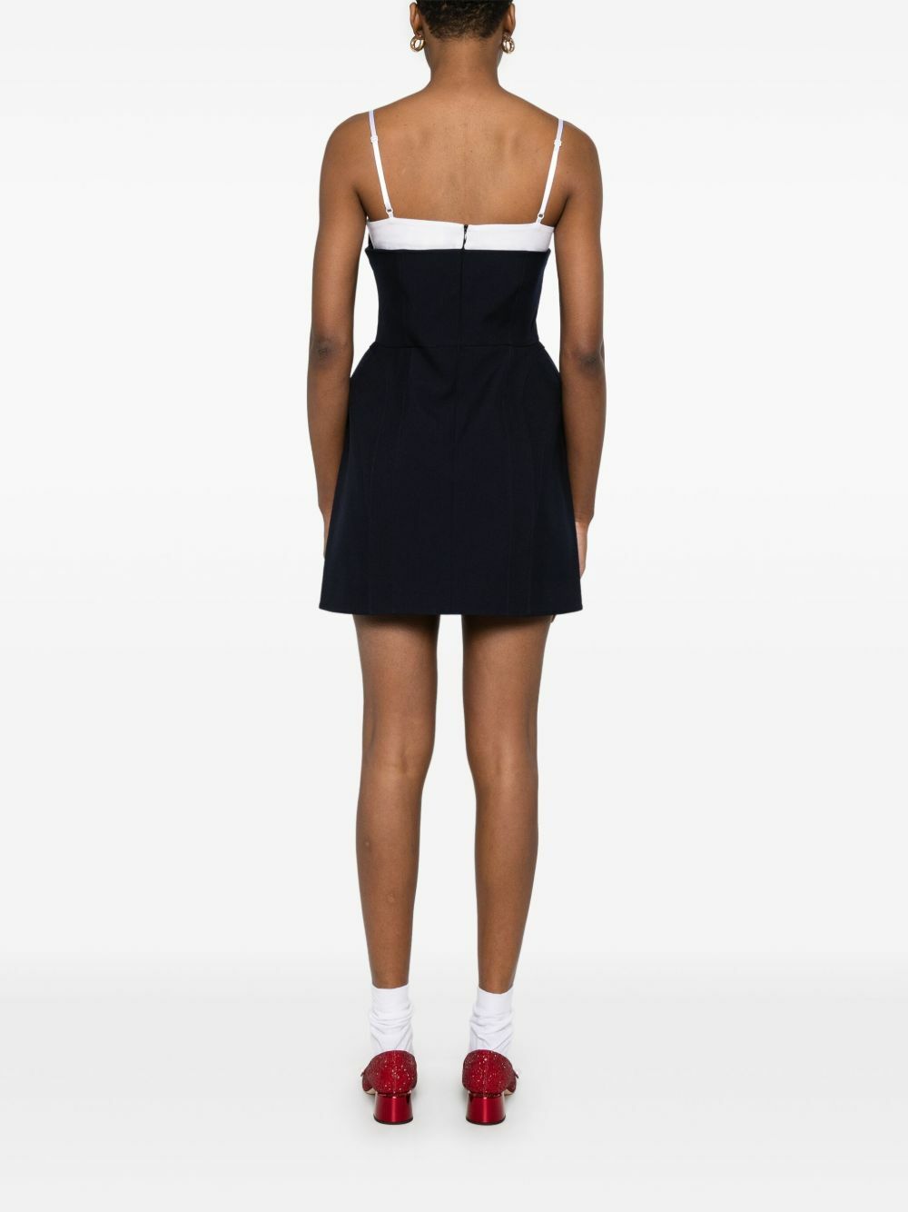 embellished mini dress in black Veronica Beard Pascal Embellished Mini Dress | Black main image 1