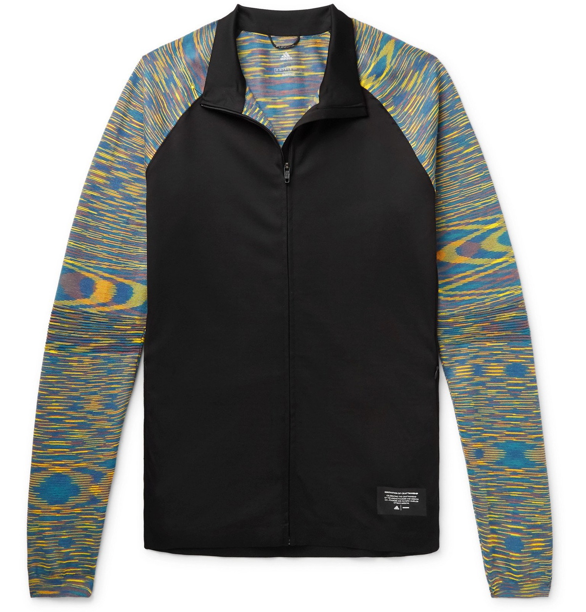 adidas Consortium - Wales Bonner Striped Tech-Jersey Track Jacket - Yellow  adidas Consortium