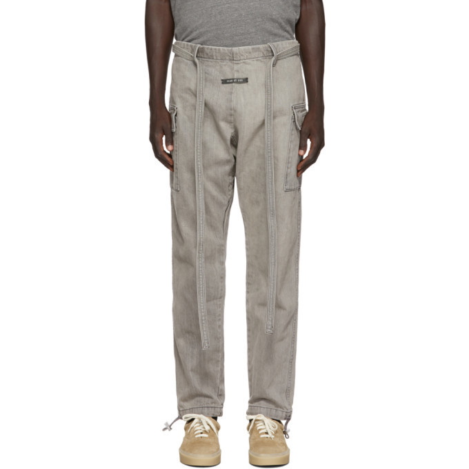 Photo: Fear of God Grey Jiujitsu Cargo Pants