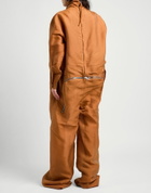 Rick Owens Womens Jumpsuit Tan
