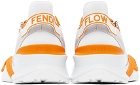 Fendi White 'Fendi Flow' Sneakers