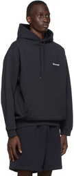 Balenciaga Navy BB Corp Hoodie