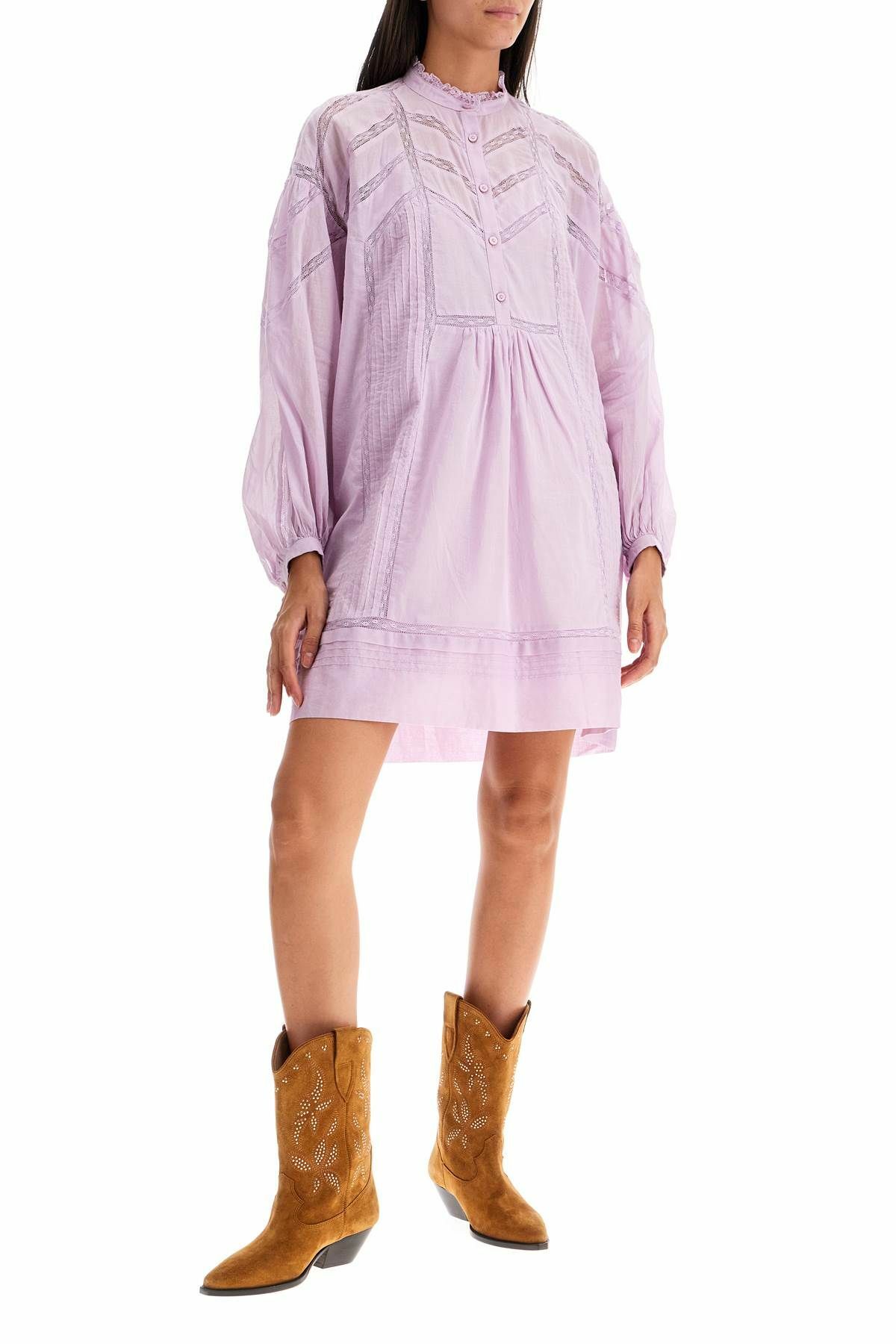 isabel marant etoile purple dress Danielle Dress Isabel Marant  Printed Cotton Violet