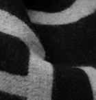 TAKAHIROMIYASHITA TheSoloist. - Intarsia Wool and Cashmere-Blend Blanket - Men - Black