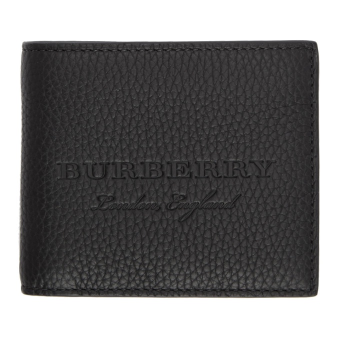 Photo: Burberry Black Embossed Logo Wallet