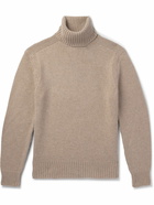 Polo Ralph Lauren - Wool and Cashmere-Blend Rollneck Sweater - Brown