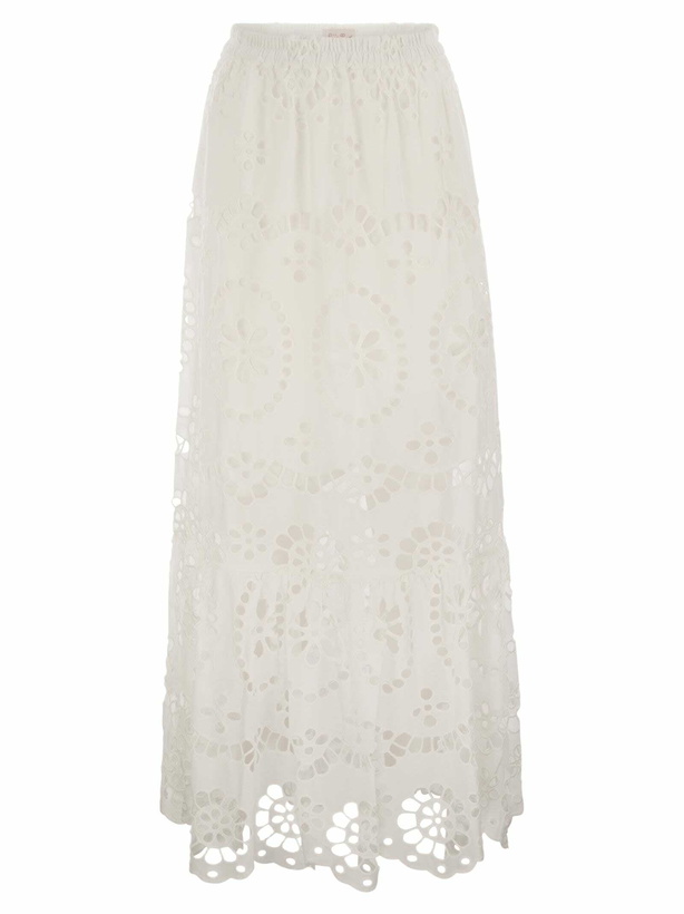 Photo: MC2 Saint Barth Jenny - Sangallo Lace Long Skirt