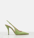 Valentino Garavani Cuttie leather slingback pumps