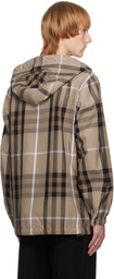 Burberry Brown Reversible Check Jacket