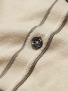 John Smedley - Contrast-Tipped Sea Island Cotton Shirt - Neutrals