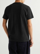 EDWIN - Logo-Appliquéd Cotton-Jersey T-Shirt - Black