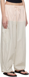 SC103 Off-White Margin Trousers