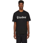 Etudes Black Wonder Logo T-Shirt