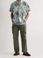 Engineered Garments - Button-Down Collar Printed Cotton-Poplin Half-Placket Shirt - Multi