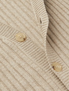 A.P.C. - Corantin Ribbed-Knit Cardigan - Neutrals