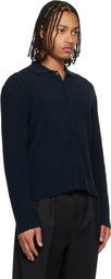 LE17SEPTEMBRE Navy Ribbed Cardigan