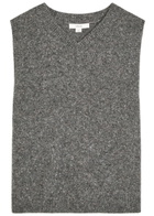 Vince Melange Cashmere Vest Grey