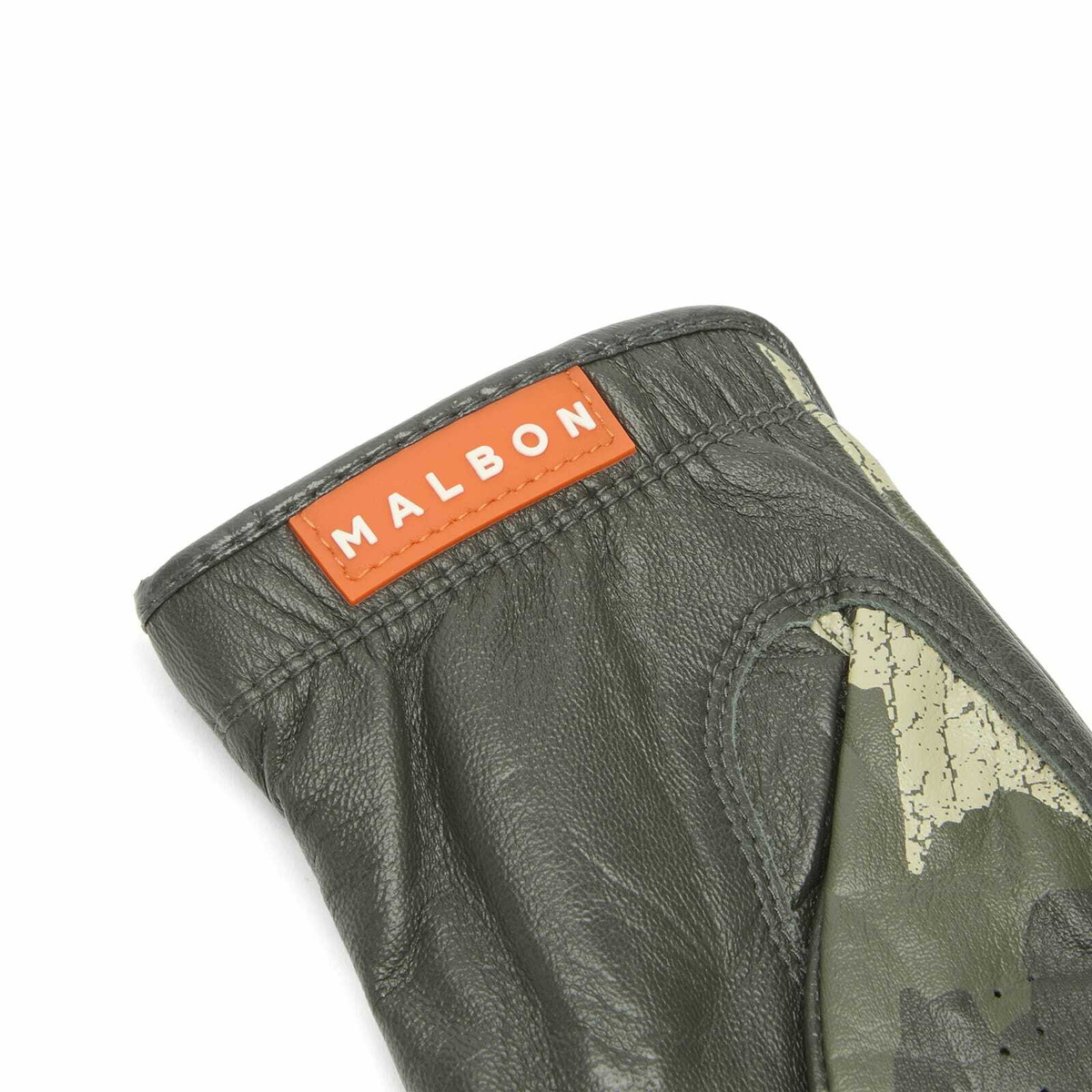 Malbon Men's Tour Divot Camo Golf Glove in Bark Camo