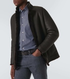 Loro Piana Shearling-lined leather jacket