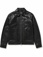 Theory - Rhett Slim-Fit Leather Jacket - Black