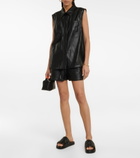 Stand Studio - Arya faux leather top